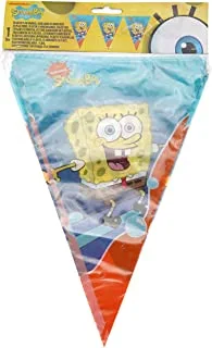 Spongebob Plastic Flag Banner 1 Pc
