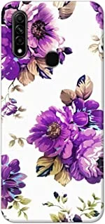 Jim Orton matte finish designer shell case cover for Oppo A31/A8-Flowers White Purple