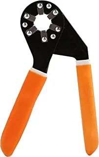 BMB Tools Unirersal hex wrench pliers orange/black 8inch | head can penetrate all types of soil with ease, making planting seeds and digging up weeds much easier| strength and durability