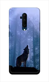 غطاء مصمم Khaalis لهاتف OnePlus 7T Pro - Wolf houl