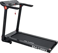 SKY LAND Fitness Treadmill, Walking Pad With (5.0Hp Motor Peak) Bluetooth Speaker & App, Speed1-14Kph Soft Touch Key,12 Preset Programs, For Home N Office USe Em 1283, Black