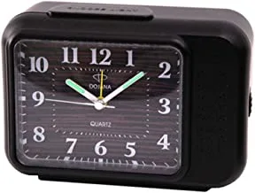 Dojana Alarm Clock, Da378-Black-Black