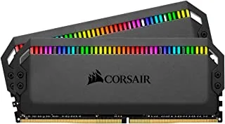 كورسير دومينيتور بلاتينيوم RGB 16 جيجابايت (2 × 8 جيجابايت) DDR4 3200 ميجاهرتز C16 - أسود ، CMT16GX4M2Z3200C16