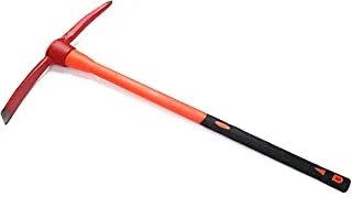 BMB TOOLS Pickaxe with Fiberglass Handle- Durable Impact-Resistant Heavy-Duty Digging Gardening and Landscaping Tool - Excavation Tool for Outdoor Mining Groundbreaking Soil Preparation and Demolition