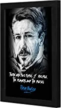 LOWHA GOT Petyr baelish Wall art wooden frame Black color 23x33cm By LOWHA
