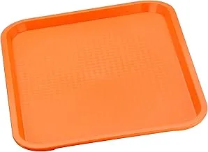 Sunnex Polypropylene Fast Food Tray - Orange, 45.5 X 35.5 Cm, 81340A3