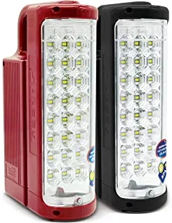 Geepas GE5566 Rechargeable Led Lantern, Red & Black - Pack of 2
