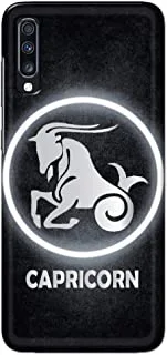 Khaalis designer cover for Samsung A70/ A70s - Silver Zodiac CAPRICORN