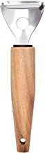 Natural Life Stainless Steel Peeler With Acacia Wood Handle, Ac-Ka0044