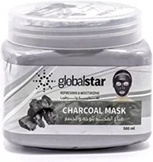 Global Star Charcoal Mask, 500 Ml
