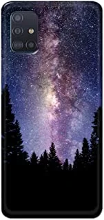غطاء مصمم Jim Orton لهاتف Samsung A71 / A71 5G - Starry Night ، متعدد الألوان