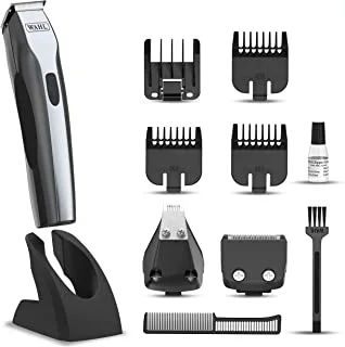 WAHL Lithium Ion Optimus Beard Grooming & Detailing Trimmer, Rechargeable Trimmer with 4 Comb and 2 interchangeable Heads, Foil Shaver & Detailer, Trimmer for beard With 2 Years Warranty