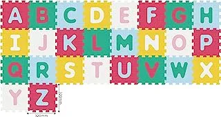 Sunta Antibacterial Alphabet Puzzle Mat 26-Pieces, Multicolor