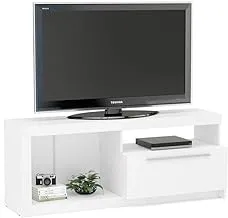Politorno TV Table up to 60 inch - white 160523, Size: 60 CM*150 CM*46 CM