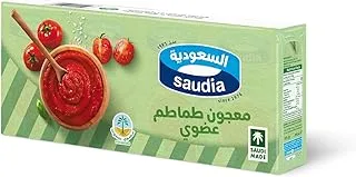 Saudia Organic Tomato Paste, 4 X 135G - Pack of 1