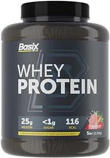 Basix Whey Protein Strawberry Swirl, 5 Lb