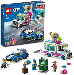 LEGO® City Ice Cream Van Police Chase 60314 Building Kit (317 Pieces)
