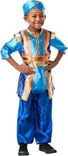 Rubie's Official Disney Live Action Aladdin, Book Week and World Book Day Genie Childs Costume, Size Age 9-10 Years