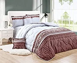 Medium Filling Comforter Set By Moon, 6Pcs, King Size, Mmqb-006
