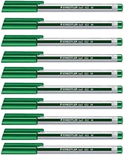 Staedtler 1-2 Mm Triangular Ball Pen, Green [St-432M-05]