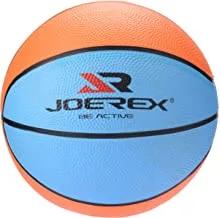 Joerex Size 3 Rubber Basketball Indoor Training Ball Street Culture Basketball, For Indoor Or Outdoor Playground Hoops