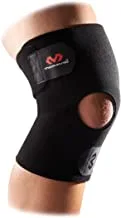 Mcdavid 409Rbk Level 1 AdJustable Knee Wrap With Open Patella, One Size, Black