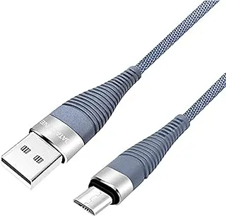 Samsung Cable Flat, Micro Usb Cable Compatible With Galaxy S7, S6, Note, NexUS, Nokia, Ps4,1.2 M - Dz-Sm01B ( Silver )