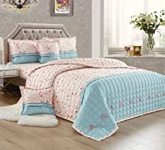 Compressed Comforter Set, 4 Pieces, Single Size, Floral, HXSx-002