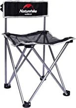 NatureHike NatureHike كرسي خفيف قابل للطي - أسود ، 37 × 37 × 57 سم