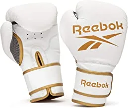 Reebok retail boxing gloves - 10oz - gold/white