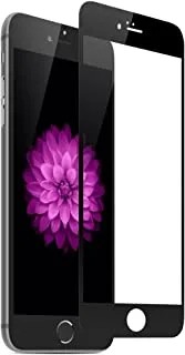 واقي شاشة Apple iPhone 7 Plus / 8 Plus زجاجي لاصق كامل من الحافة إلى الحافة لهاتف Apple iPhone 7 Plus / 8 Plus (أسود) من Nice.Store.UAE