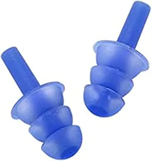 سدادات هيرموز للأذن ، عمر 12 سنة فأكثر ، ملائمة ومريحة ، تمنع دخول الماء إلى الأذن ، مع صندوق PP ، أزرق ، H-E4213S BL