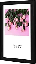 Lowha Lwhpwvp4B-376 Loove Your Self First Wall Art Wooden Frame Black Color 23X33Cm By Lowha