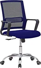 Mahmayi Sleekline Task Chair Mesh, Blue, 690033_Lowback, Home Office Desk Chairs, 690033_Lowback_Blue