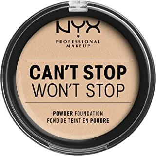 NYX Professional Makeup Can't Stop Won't Stop Powder Foundation, Vanilla 06