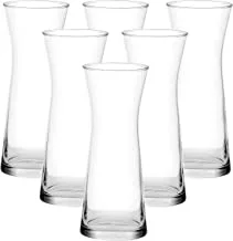 Ocean Tempo Carafe Glass, Set Of 6, Clear, 610 Ml, B13621, Juice Carafe, Beverage Pitcher, Water Jug, Mocktail Glass, Cocktail Glass