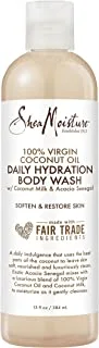 Shea Moisture 100% Virgin Coconut Oil Daily Hydration Shampoo, 13Oz