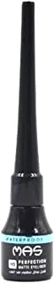 Mas Waterproof Liquid Eyeliner With Firm Brush - 3.5 Gm, Black