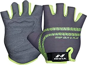 Nivia Copper Head Gym Gloves-M (Green), 4771