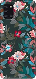 غطاء مصمم من Jim Orton لهاتف Samsung A31 - زهور ، متعدد الألوان
