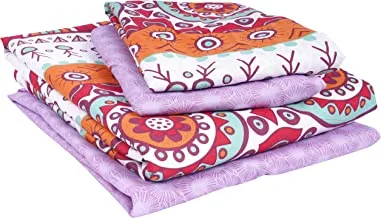 Ny-151, Million Comforter Cover, 6 Piece, King Size, Full Cotton, Multicolor, King Size 240X260Cm