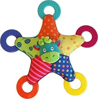 Miniland Activity Moogy Stuffed Star Toy,Multi Color,96293