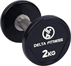 Delta Fitness New Polyurethane Dumbbell Set, 2 Kg Capacity