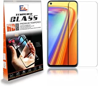 Ezuk Premium Tempered Glass Screen Protector for Realme 7 [Easy Installation, 9H Scratch Resistance, Anti Bubble] (Transparent)