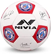 Nivia 80086 Other Jamshedpur FC Limited Edition Football, Size 5 (Multicolor) 32 Panel Stitched Construction