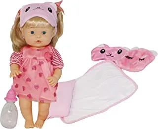 Bambolina Baby Nena Bedtime with Accessories 36CM - For Ages 3+ Years Old