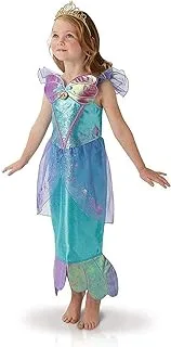 Rubies Costumes Disney Little Mermaid Princess Ariel Storyteller Dress Book Week and World Book Day Costume, Medium 5-6 Years