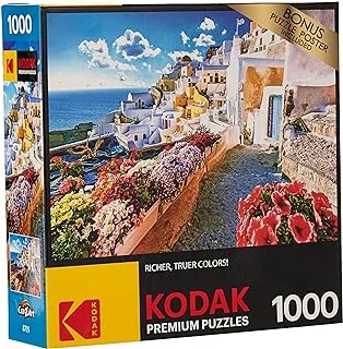 Cra-Z-Art كوداك | 1000 قطعة بازل - قرية أويا ، سانتوريني ، اليونان ، متعدد الألوان ، CA-8705AA_429351