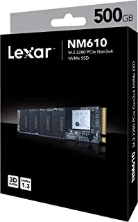Lexar NM610 M.2 2280 NVMe SSD, 500GB Capacity