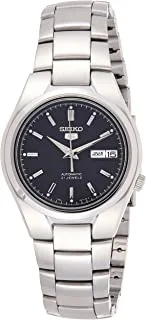 Seiko Men's Automatic Watch With Analog Display And Stainless Steel Strap